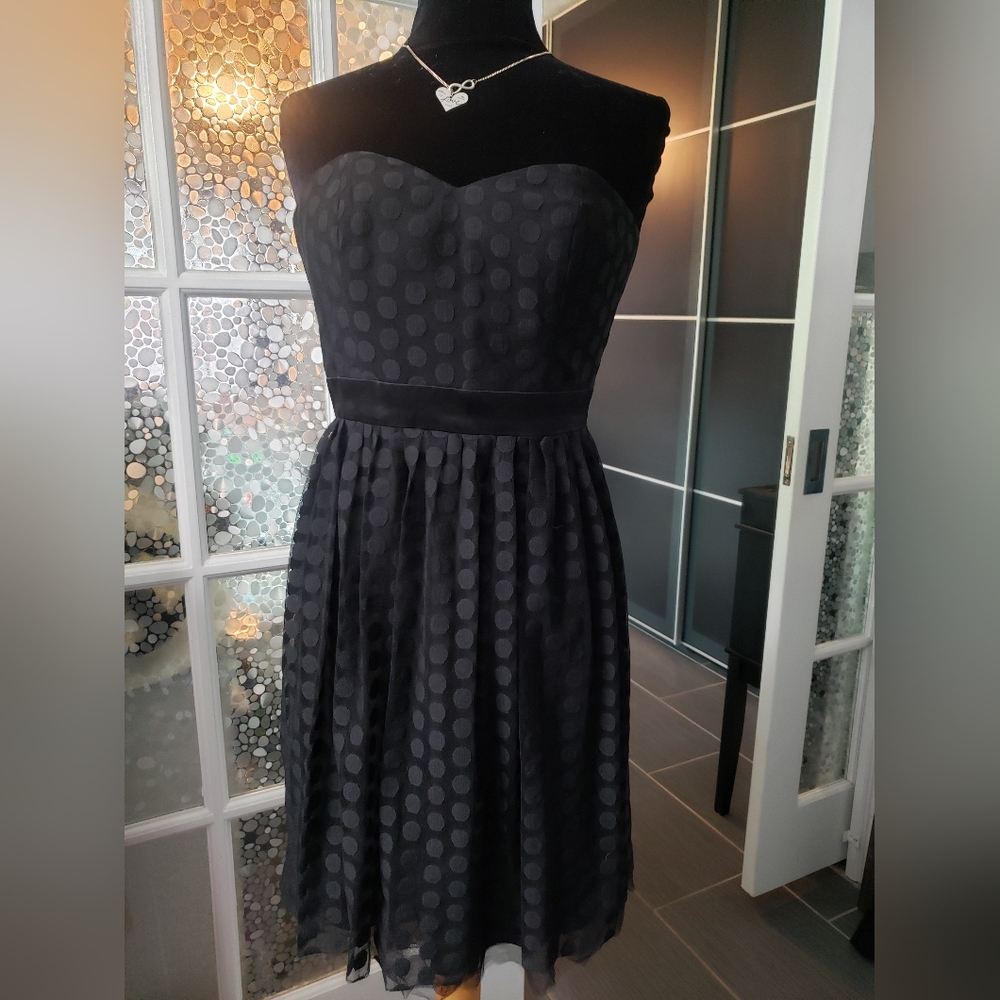 White house Black market strapless dress
